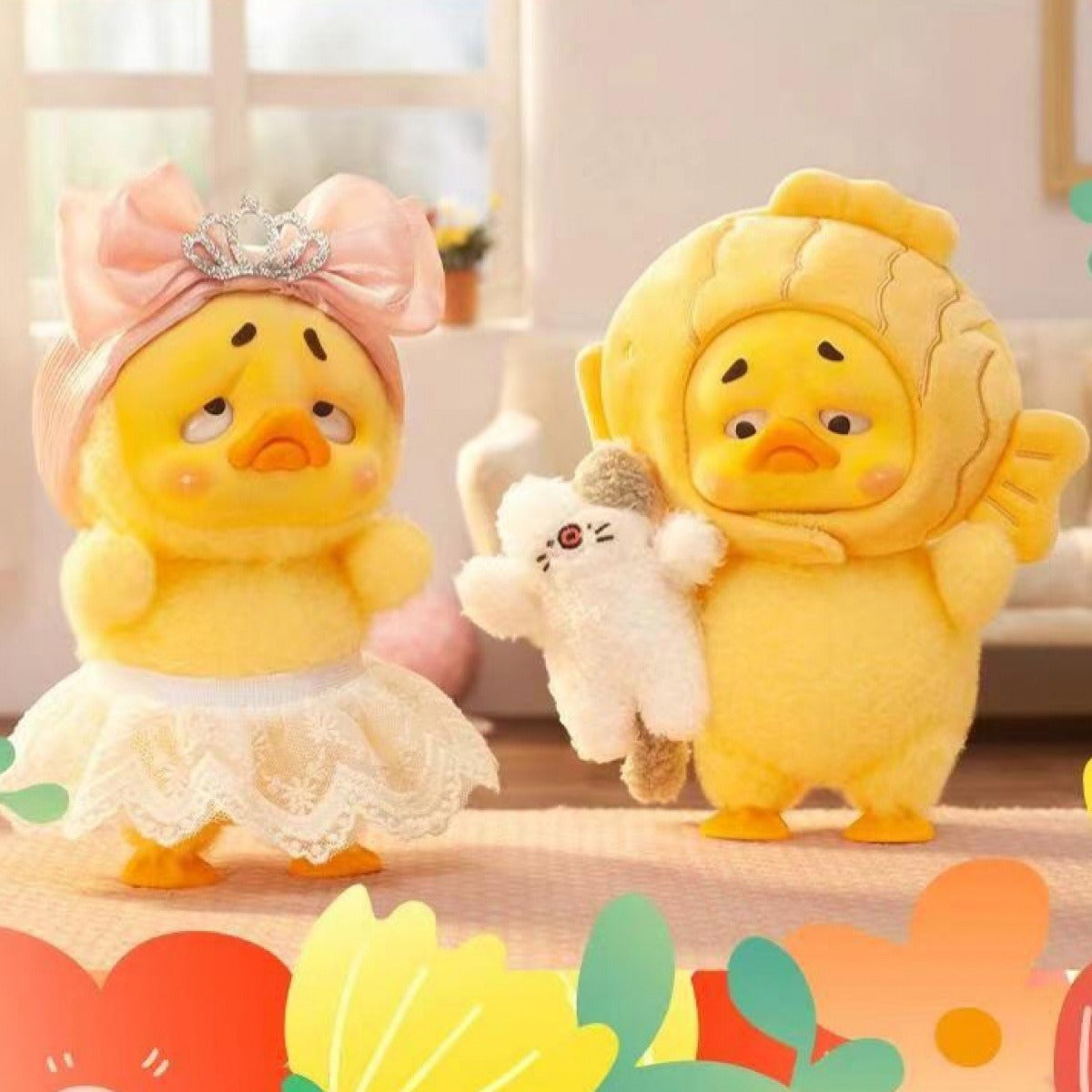 Upsetduck Act Cute Duck Soft-material Jointed Plush Doll Blind Box