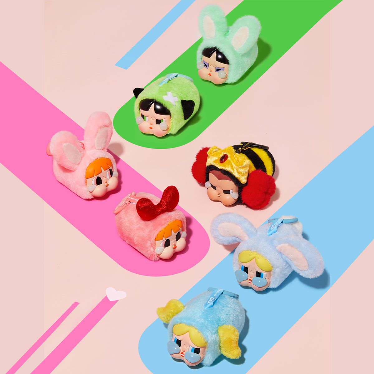 CRYBABY × Powerpuff Girls Series-Vinyl Face Plush Blind Box