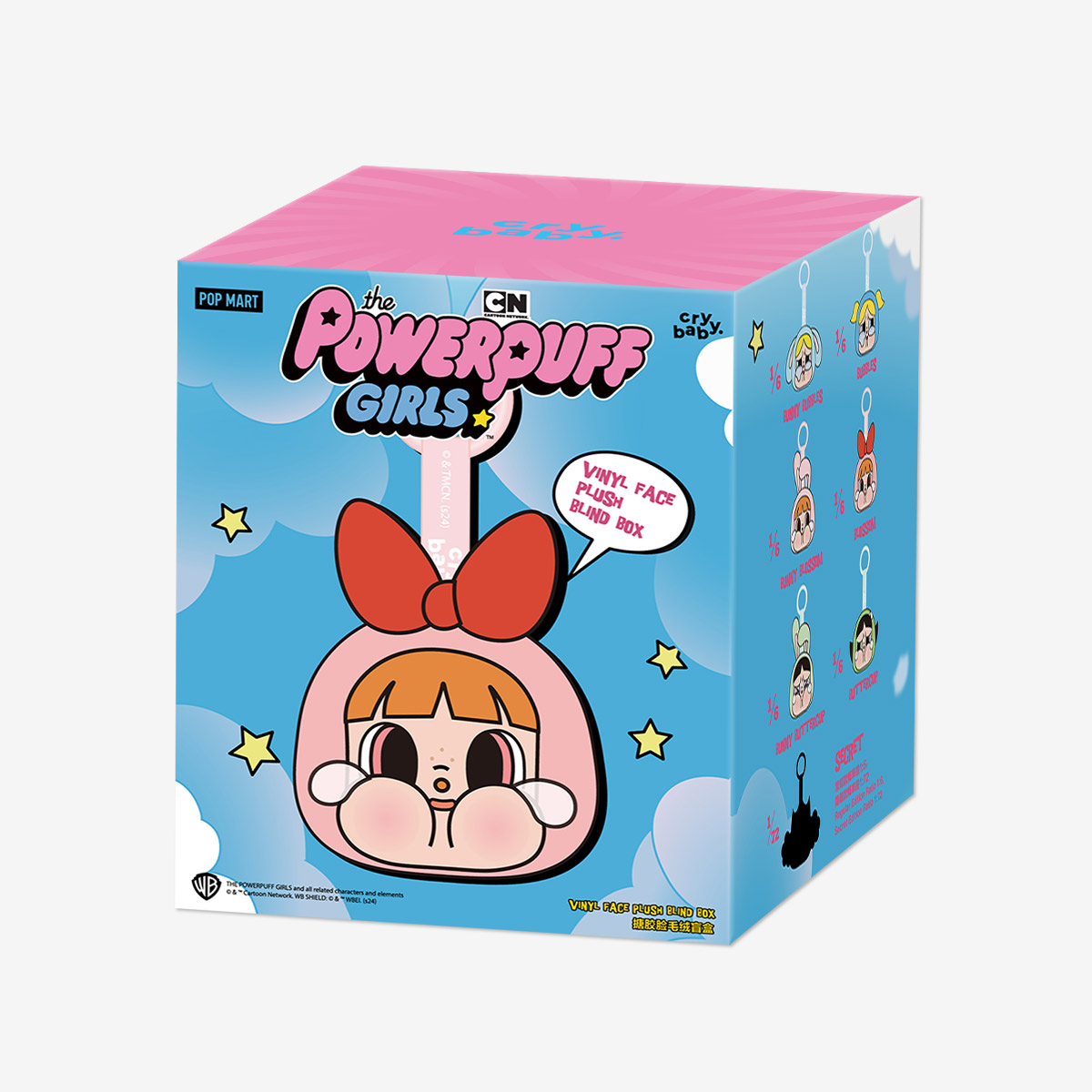 CRYBABY × Powerpuff Girls Series-Vinyl Face Plush Blind Box