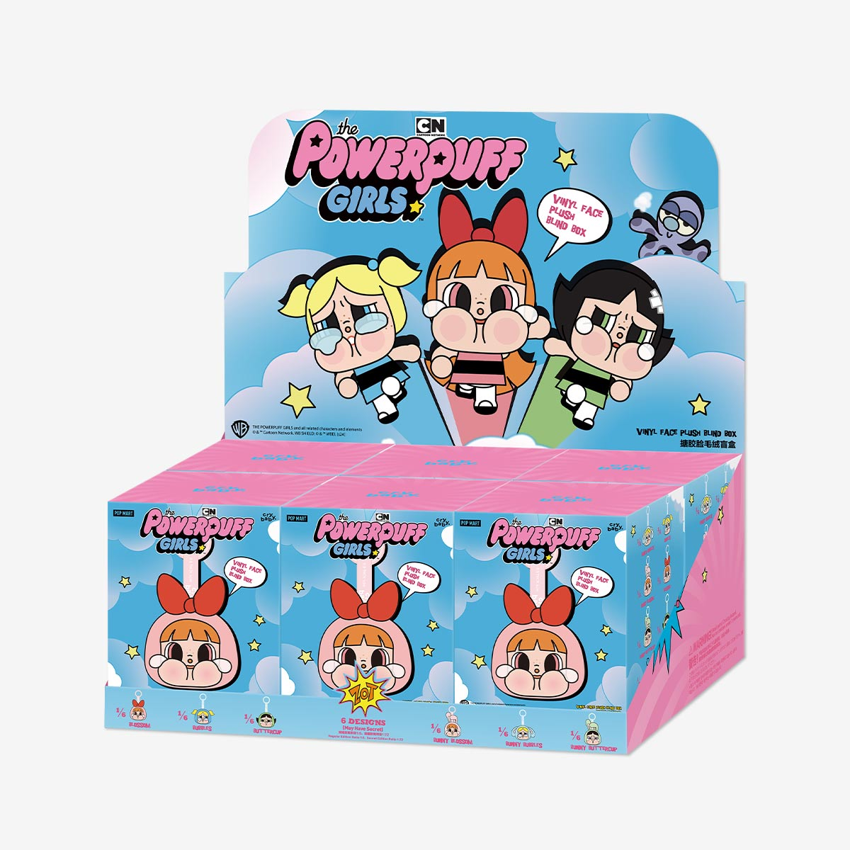 CRYBABY × Powerpuff Girls Series-Vinyl Face Plush Blind Box